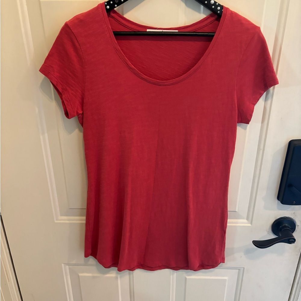 Peruvian Connection Red Short Sleeve Top - Picture 2 of 5